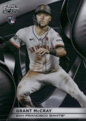 2025 Topps Chrome Black Base Set Grant McCray #48 card