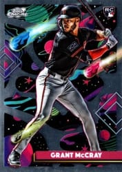 2025 Topps Cosmic Chrome Base Set Grant McCray #28 card