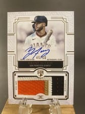 2025 Topps Definitive Collection Rookie Patch Autograph Grant McCray #DRPA-GM card