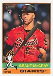 2025 Topps Heritage Base Set Grant McCray #53 card