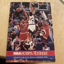 1993-94 Hoops Base Set Grant's Block Seals Series Win #297 card