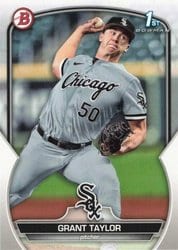 2023 Bowman Draft Base Set Grant Taylor #BD-8 card