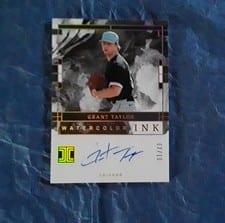 2024 Panini Impeccable Watercolor Signatures Grant Taylor #WCS-GT card
