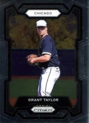 2024 Panini Prizm Base Set Grant Taylor #206 card