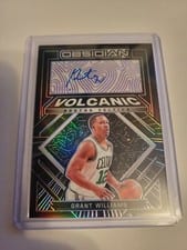 2021-22 Panini Obsidian Volcanic Signatures Grant Williams #VS-GWL card