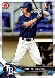2018 Bowman Draft Base Set Grant Witherspoon #BD-152 card