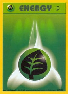 2000 Base Set 2 Grass Energy #127 card