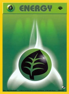 2000 Gym Heroes Grass Energy #129 card