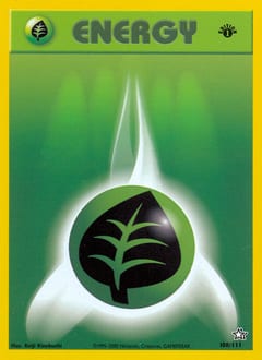2000 Neo Genesis Grass Energy #108 card