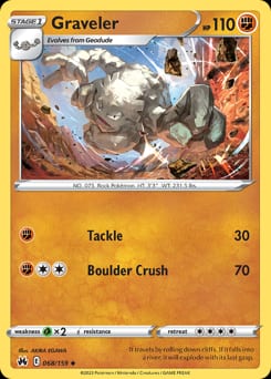 Crown Zenith Graveler #68 card