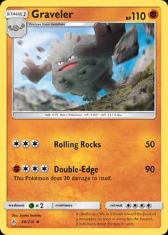 Unbroken Bonds Graveler #88 card