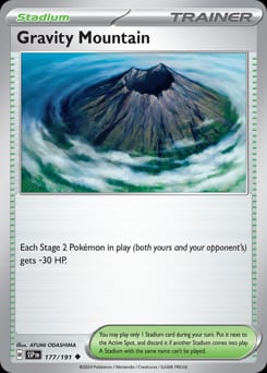 Surging Sparks Gravity Mountain #177 card