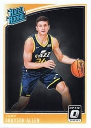2018-19 Donruss Optic Base Set Grayson Allen #156 card