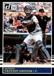 2019 Donruss Base Set Grayson Greiner #205 card