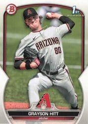 2023 Bowman Draft Base Set Grayson Hitt #BD-57 card