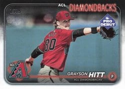 2024 Topps Pro Debut Base Set Grayson Hitt #PD-20 card