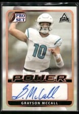 2021 Pro Set Power Base Set Grayson McCall #BA-GM3 card