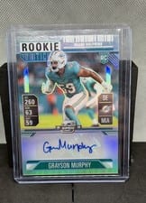 2024 Panini Contenders Optic Rookie Ticket Autographs Grayson Murphy #198 card