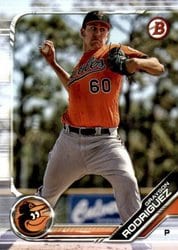 2019 Bowman Draft Base Set Grayson Rodriguez #BD-121 card
