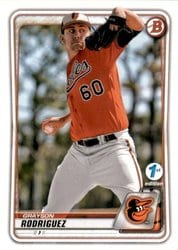 2020 Bowman 1st Edition Base Set Grayson Rodriguez #BFE-22 card