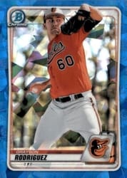 2020 Bowman Sapphire Edition Base Set Grayson Rodriguez #BCP-22 card