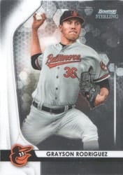 2020 Bowman Sterling Base Set Grayson Rodriguez #BPR-46 card