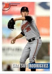 2021 Bowman Heritage Base Set Grayson Rodriguez #235 card