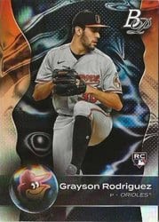 2023 Bowman Platinum Base Set Grayson Rodriguez #33 card