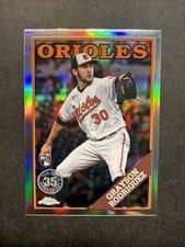 2023 Topps Chrome Update 1988 Topps Baseball Autographs Grayson Rodriguez #88CA-GR card