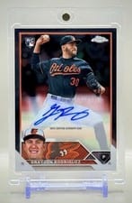 2023 Topps Chrome Update Autograph Grayson Rodriguez #AC-GR card