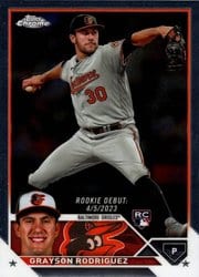 2023 Topps Chrome Update Base Set Grayson Rodriguez #USC16 card