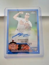 2023 Topps Chrome Update Sapphire Edition Autographs Grayson Rodriguez #USA-GR card