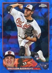 2023 Topps Chrome Update Sapphire Edition Base Set Grayson Rodriguez #USCS50 card