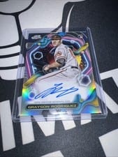 2023 Topps Cosmic Chrome Autographs Grayson Rodriguez #CCA-GR card