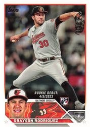2023 Topps Update Base Set Grayson Rodriguez #US35 card