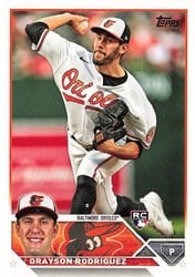 2023 Topps Update Base Set Grayson Rodriguez #US50 card