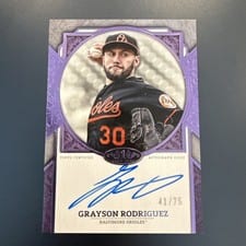 2024 Topps Tier One Next Level Autographs Grayson Rodriguez #NLA-GR card