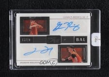 2023 Panini Three and Two Plus One Autographs Grayson Rodriguez / Jackson Holliday #POA-RH card