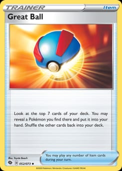 Champion's Path Great Ball #52 card