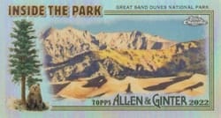 2022 Topps Allen & Ginter Chrome Inside the Park Minis Great Sand Dunes National Park #ITP-27 card