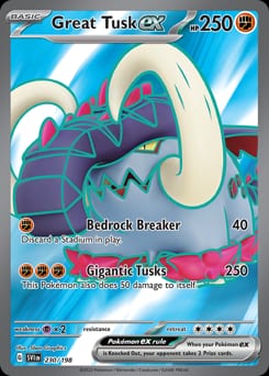 Scarlet & Violet Great Tusk ex #230 card