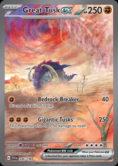 Scarlet & Violet Great Tusk ex #246 card