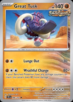 Temporal Forces Great Tusk #96 card