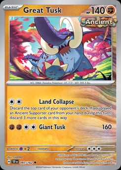 Temporal Forces Great Tusk #97 card