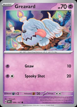Obsidian Flames Greavard #99 card