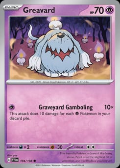 Scarlet & Violet Greavard #104 card