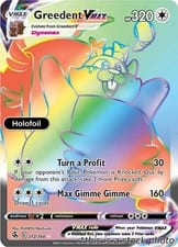 Fusion Strike Greedent VMAX #272 card