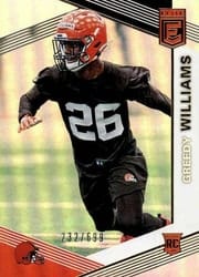 2019 Donruss Elite Base Set Greedy Williams #127 card