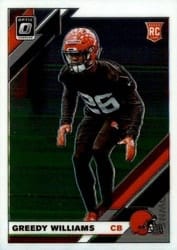 2019 Donruss Optic Base Set Greedy Williams #122 card