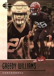 2019 Panini Illusions Base Set Greedy Williams #73 card